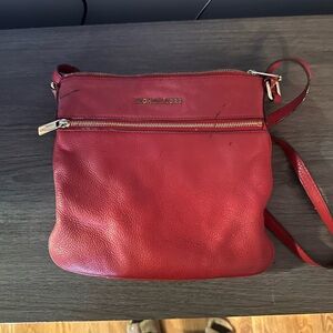 Michael Kors Cherry Red Crossbody Bag